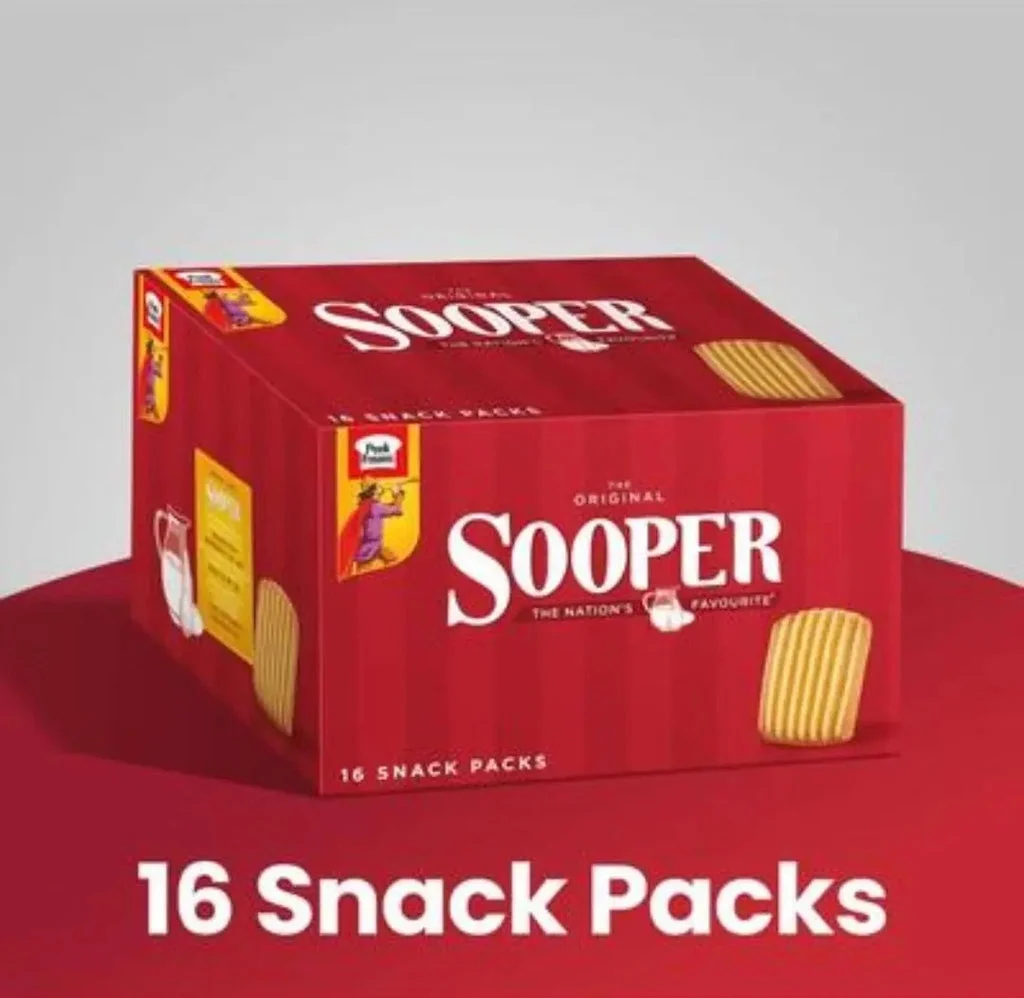 aa 12 Peek Freans Sooper Biscuit Snack Pack - Image 1
