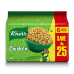Knorr Noodles Chicken Party Pack, No Added Colors or Preservatives, One Serve 50g,