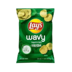 Lays Wavy Yogurt ; Herb Chips  ( Green Wavy )
